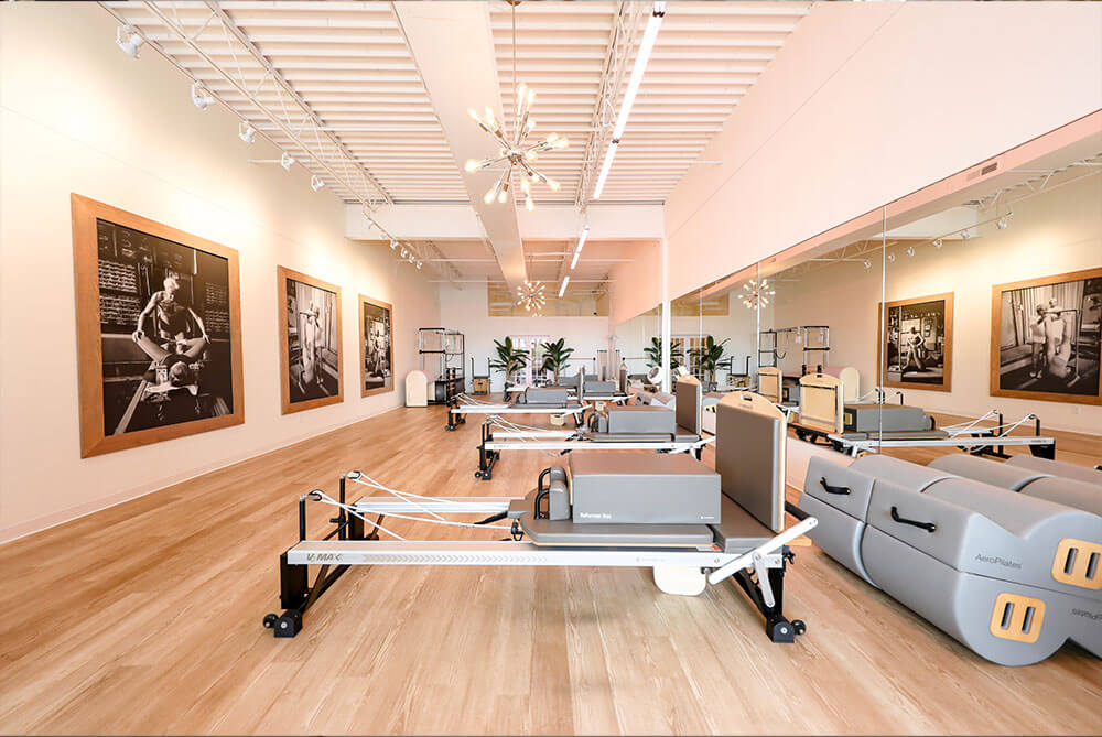 Empty pilates studio